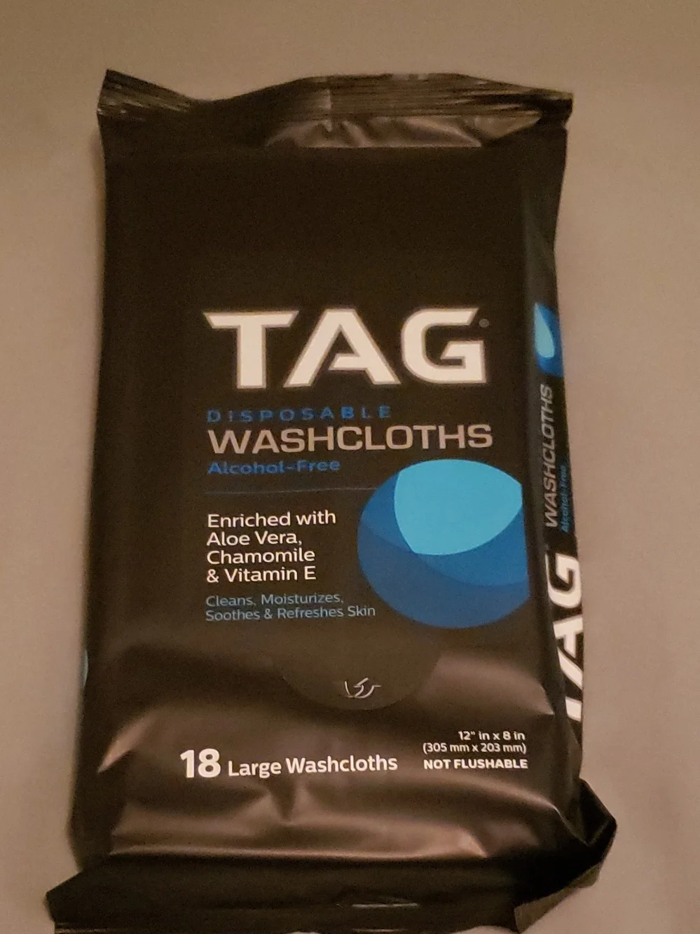 TAG Washcloths 6 Packs- 18 Washcloths Per Pack